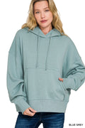 Oversized Fleece Kangaroo Pocket Hoodie