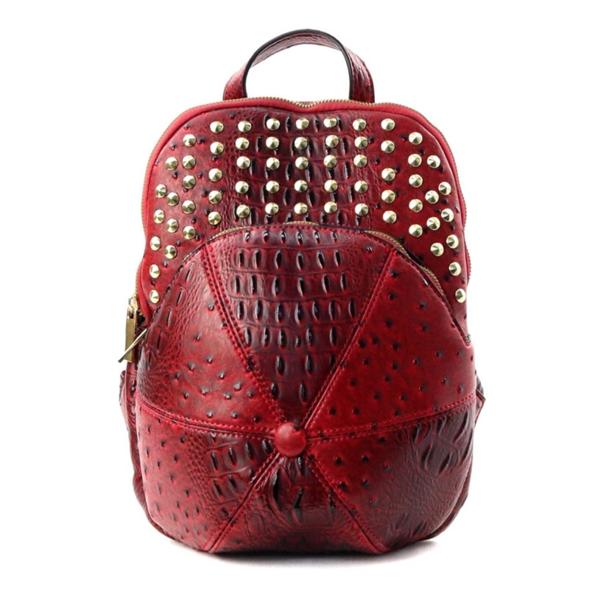 Backpack Shaped Like Red Baseball Hat Stylish Casual Accessory