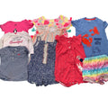Lot of 9 Carters Garanimal Cat & Jack Baby Girls 18 Mos Shirts One Piece Outfits