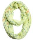 Cotton Infinity Scarf with Fish Print – Stylish Fashion Accessory