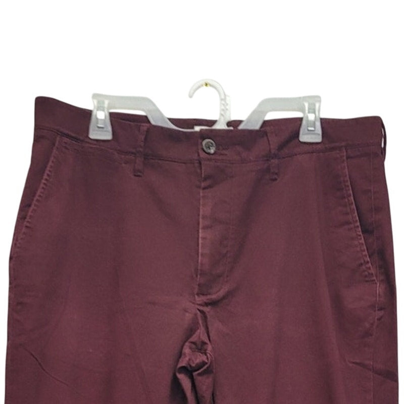 Goodfellow & Co Mens 36 X 32 Maroon Cotton Spandex Straight Leg Denim Jeans