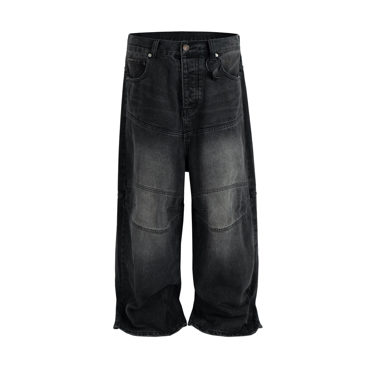 NOIR BAGGY BIKER DENIM