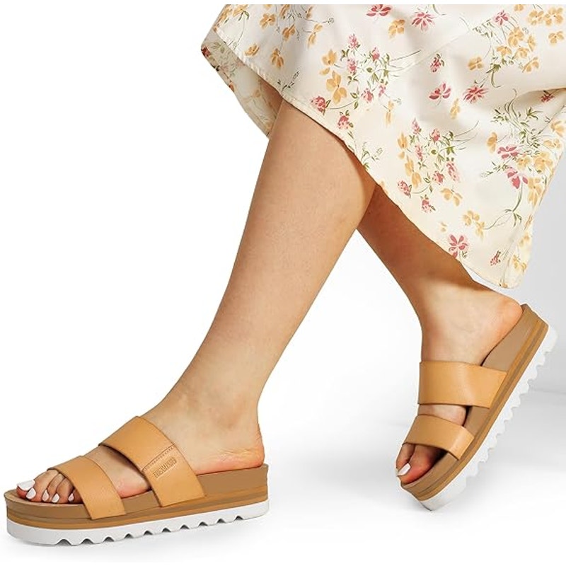 New Dream Pairs Womens Size 6 Platform Wedge Cork Cushion Arch Support Sandals
