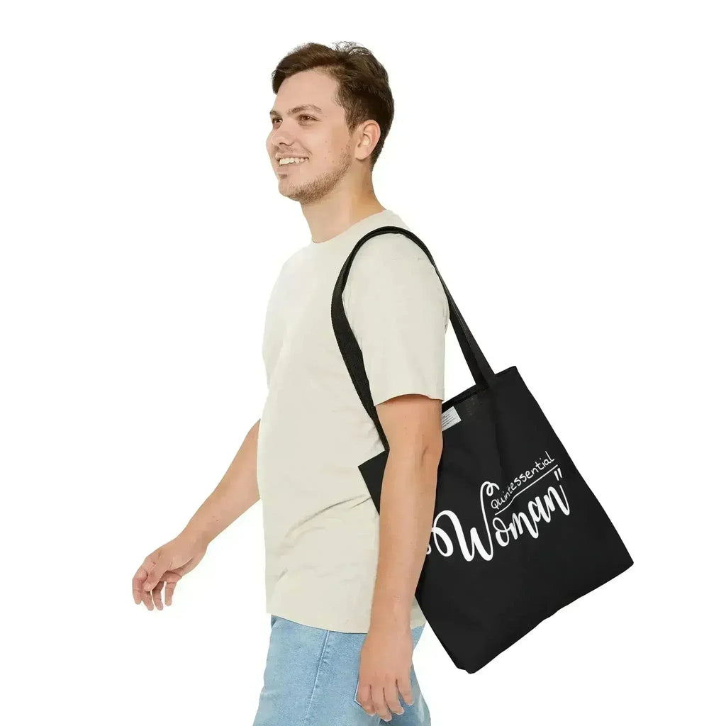 Large Tote Bag Quintessential Woman Inspirational Affirmation