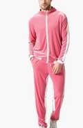Men Velour Jogger Set