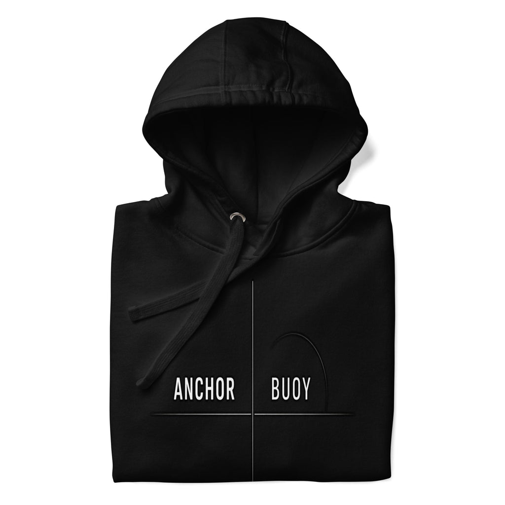 ANCHOR / BUOY Hoodie – Limited Drop – Minimalist Conceptual Streetwear