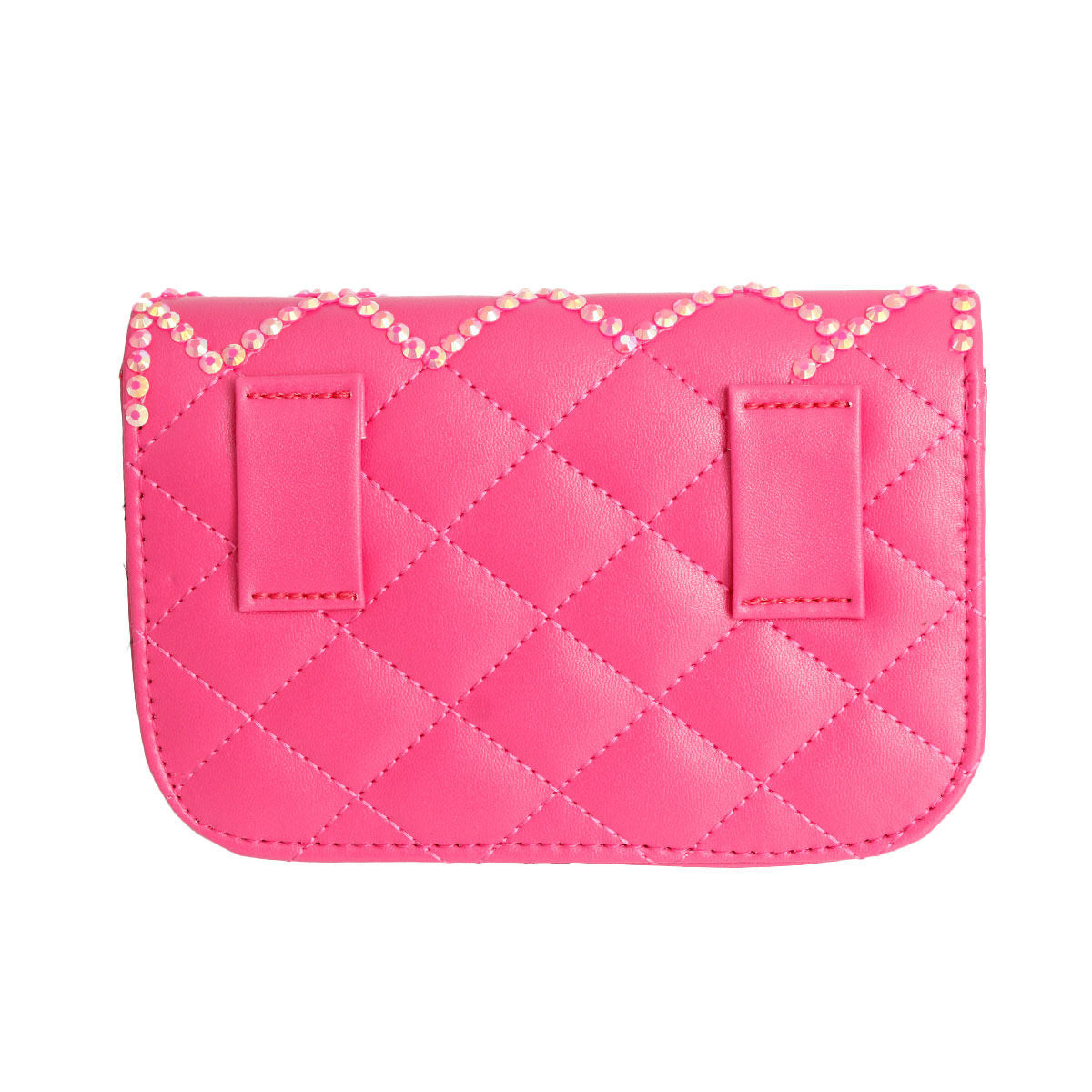 Quilted Belt Bag Fuchsia Stylish Fashion Accessory