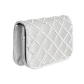 Quilted Silver Belt Bag Stylish Fashion Accessory