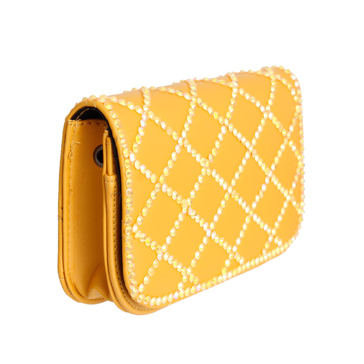 Quilted Belt Bag Yellow Stylish Casual Fashion Accessory