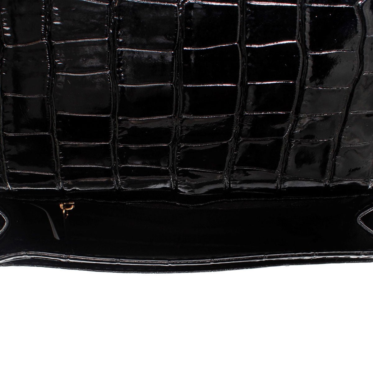 Fashion Belt Bag Black Croc Stylish Casual Accessory