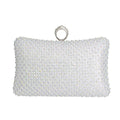 Hardcase Ring Clutch Silver Stylish Fashion Accessory