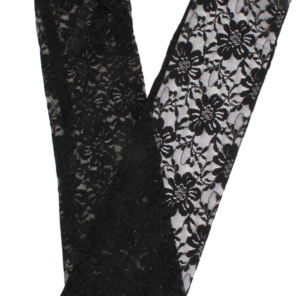 Women’s Long Black Lace Formal Gloves Elegant Chic Accessory