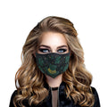 Fashion Face Mask Green Shamrock Stylish Accessory