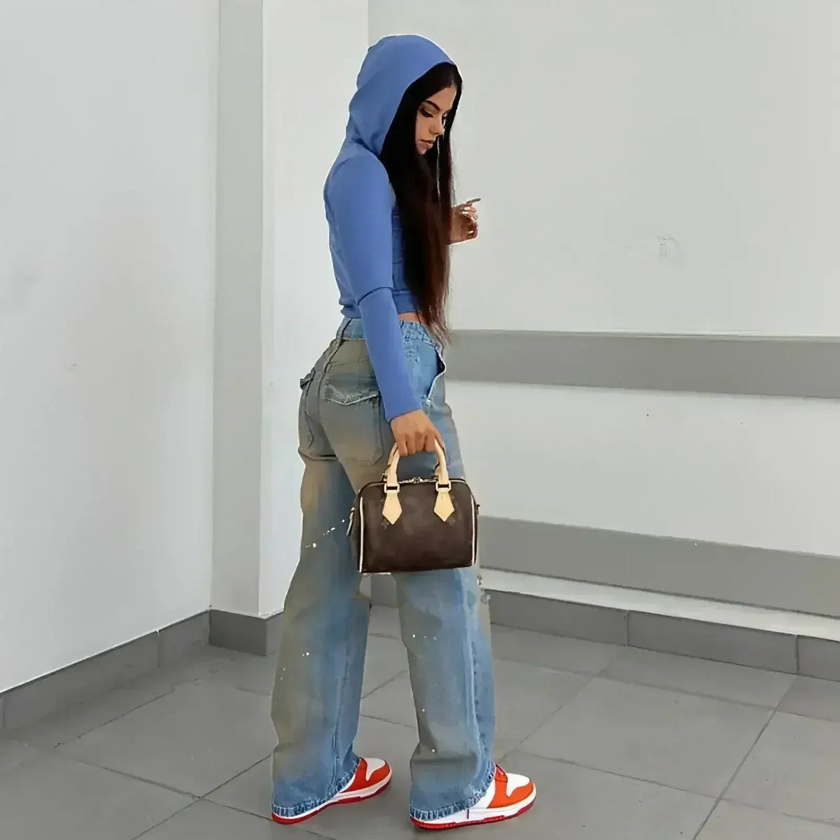 UrbanEase™ – Loose High Waist Street Jeans