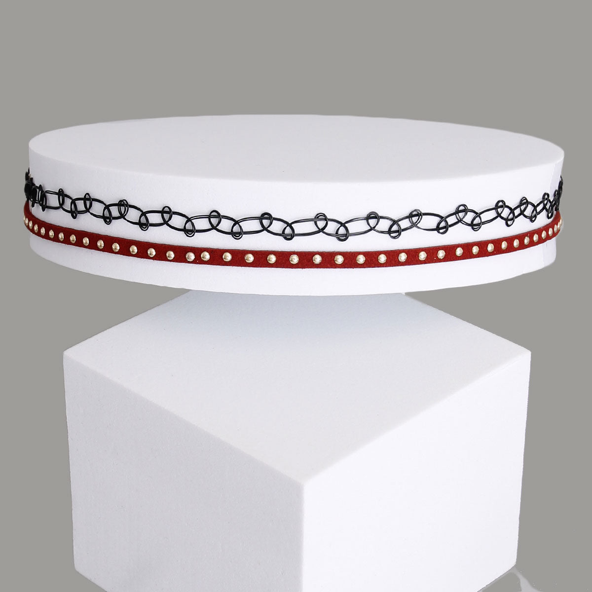 Stretch Choker Necklace with Bead Accent – Trendy Fashion Jewelry