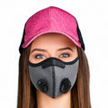 Sports Mask Gray Mesh Stylish Casual Face Covering