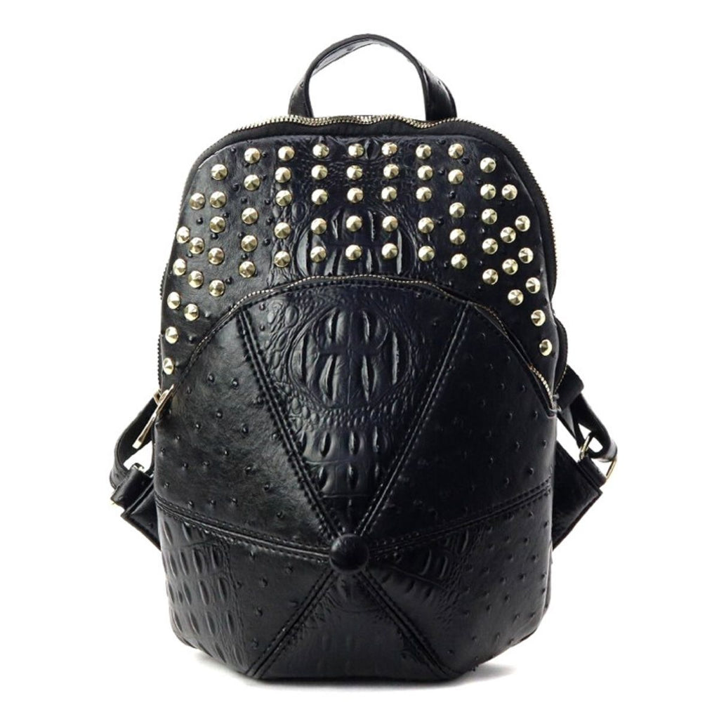 Backpack Shaped Like Black Baseball Hat Casual Fashion Accessory