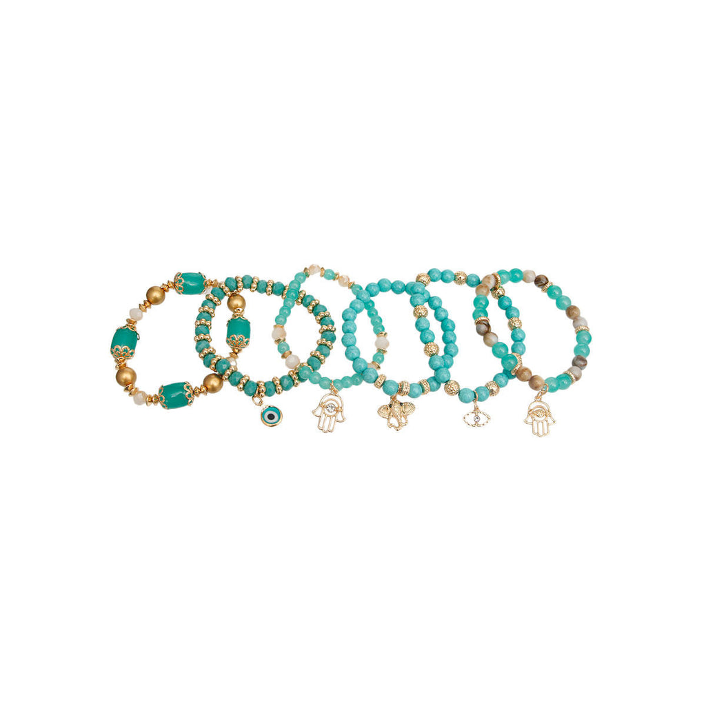 Charm Bracelets Turquoise Luck and Protection Stylish Jewelry Accessory