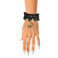 Bracelets Matte Black Tree of Life Stylish Fashion Jewelry Accessories