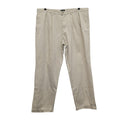 Dockers Mens 42 X 32 100% Cotton Pleated Front Hemmed Dress Pants w Pockets