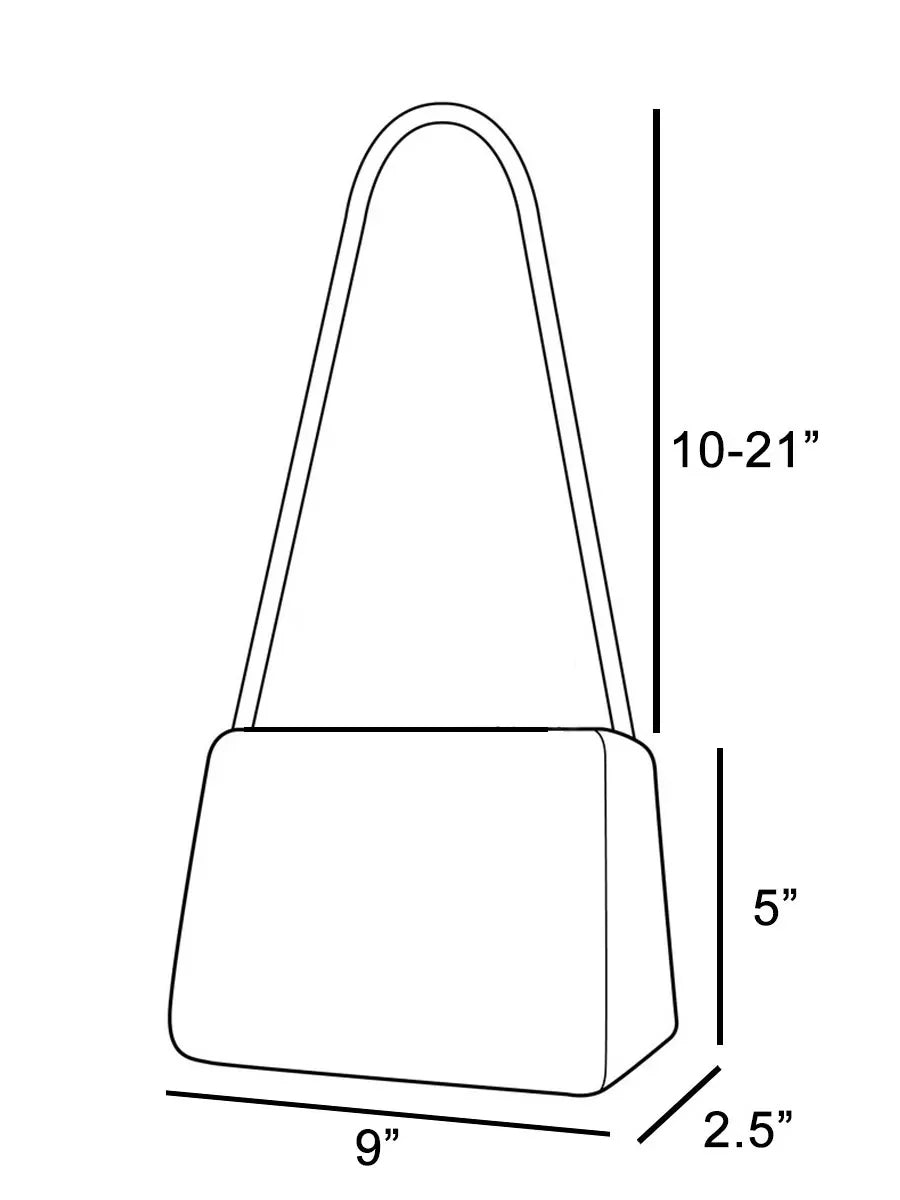 Western Buckle Accent Multi Panel Shoulder Bag