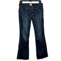 Hudson Womens Size 28 Petite Boot Cut Stretch Cotton Factory Fading Blue Jeans