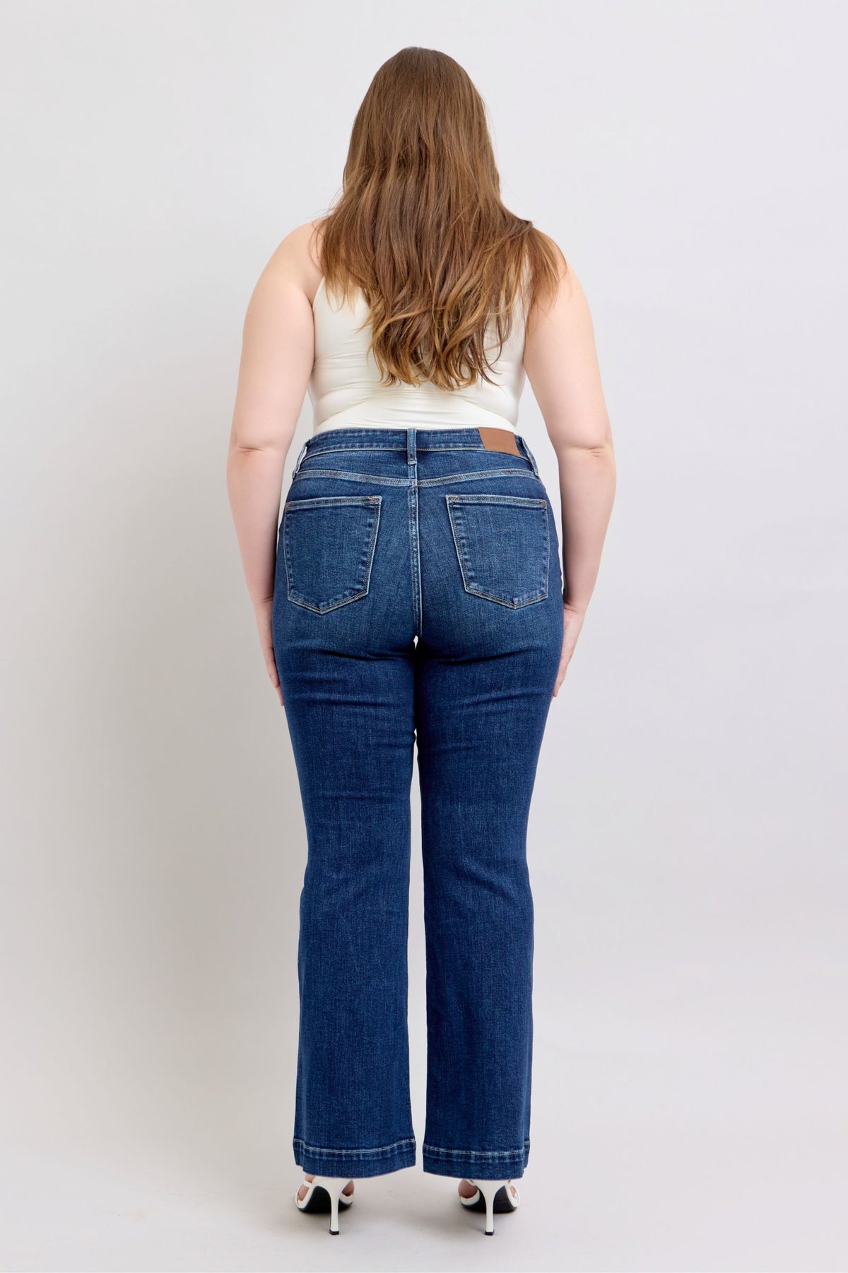 Jacqueline Judy Blue Flare Jeans