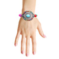 Turquoise Bead Bracelet Multi Cracked Trendy Fashion Jewelry