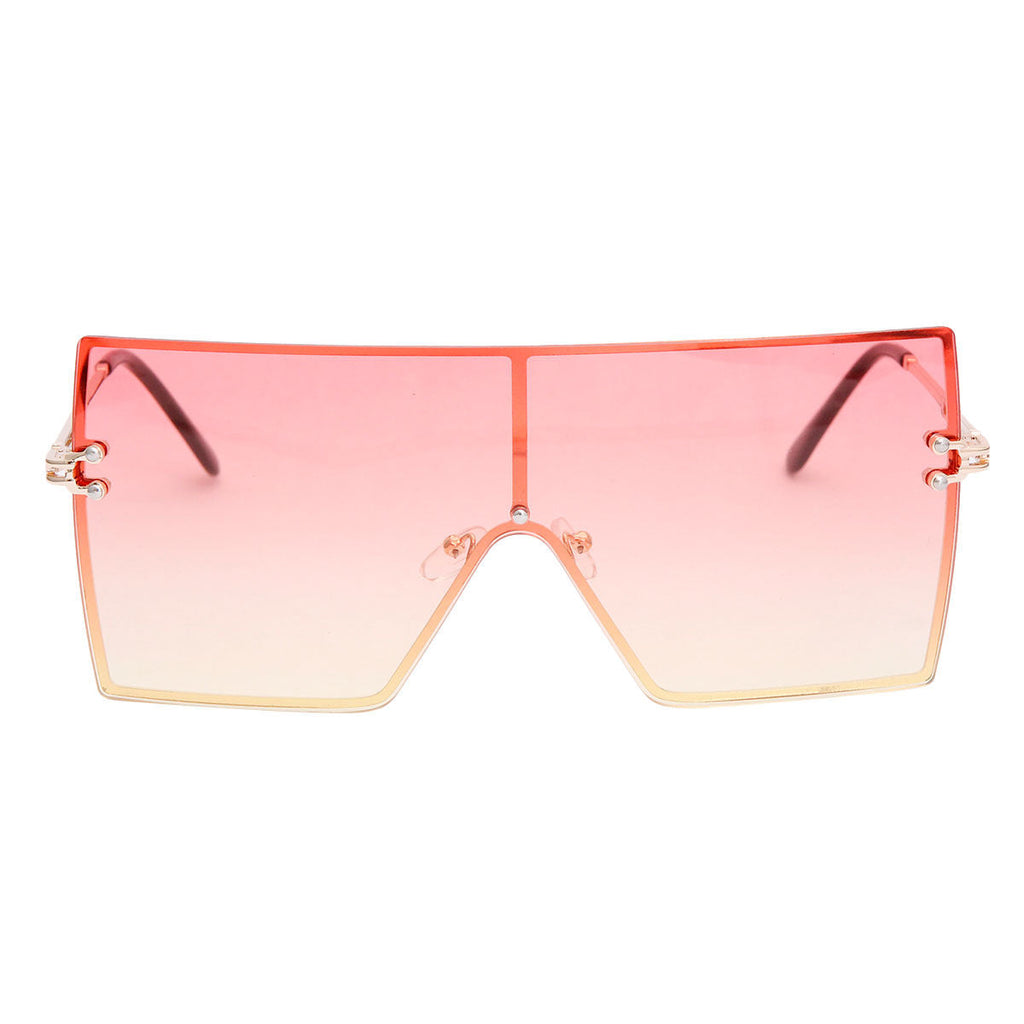 Square Visors Orange Gradient Trendy Stylish Accessories