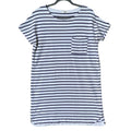Madewell Womens Medium 100% Cotton Short Sleeve Crew Neck Striped T-Shirt Dress