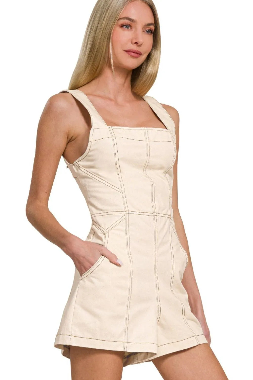 Tie Back Romper