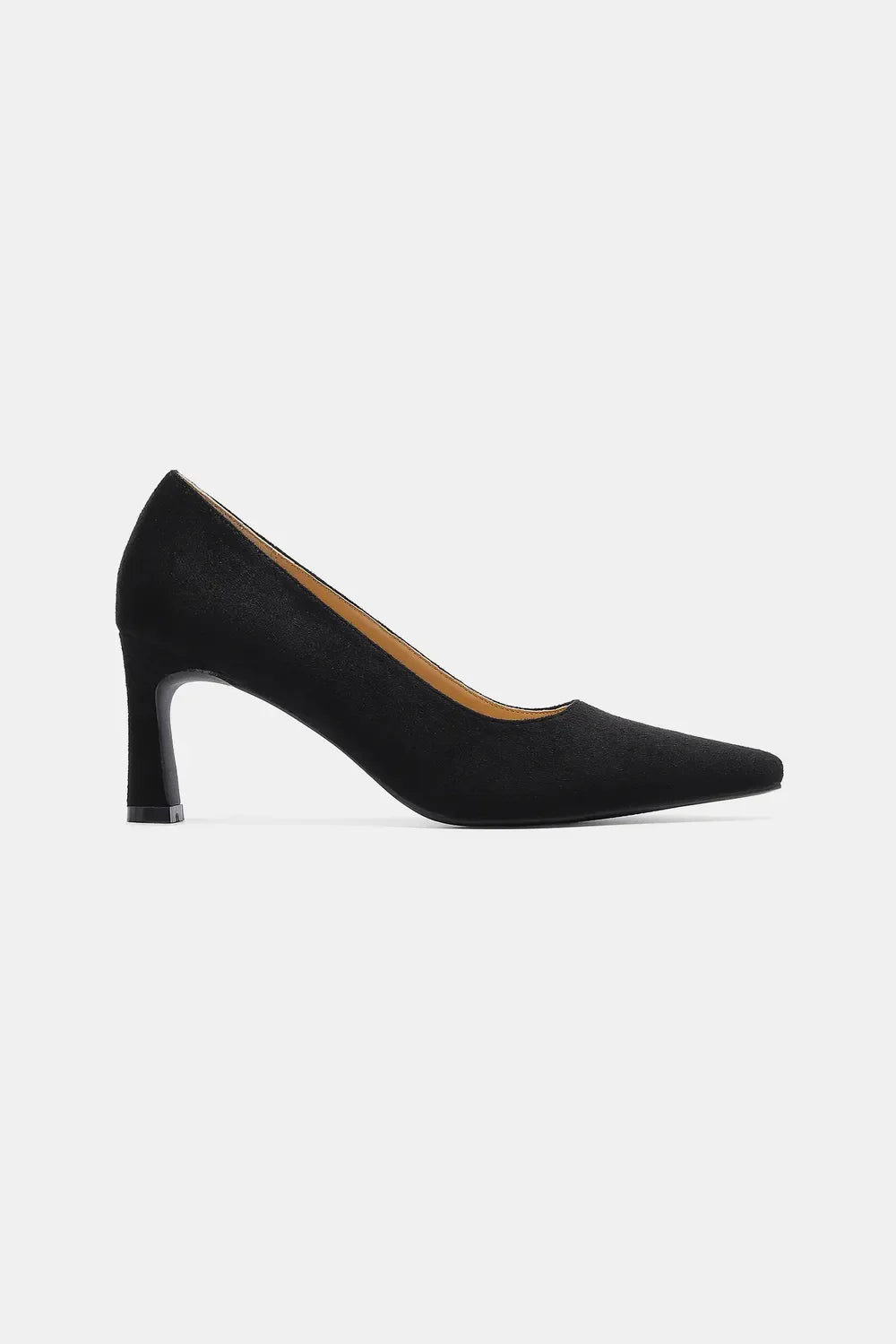 Fashion Faux Suede Point Toe Pumps