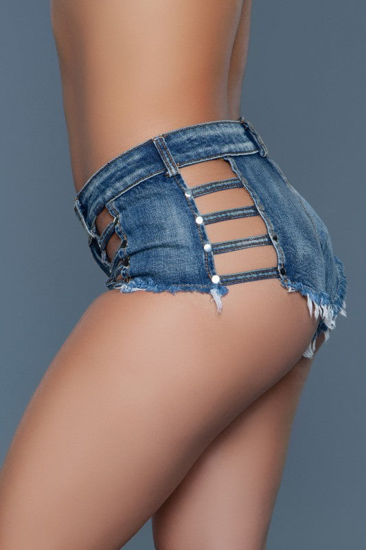 So Cheeky Denim Shorts