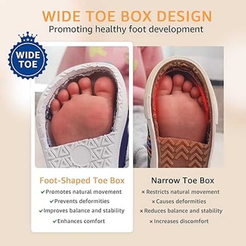 STQ Kids Toddler Boys 6 Green Hook Loop Wide Toe Box Non Slip Zero Drop Shoes