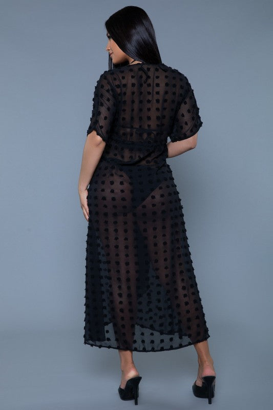 Open Cover-Up Maxi Dress