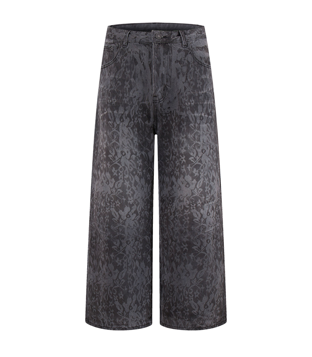 NOIR FLORAL DENIM