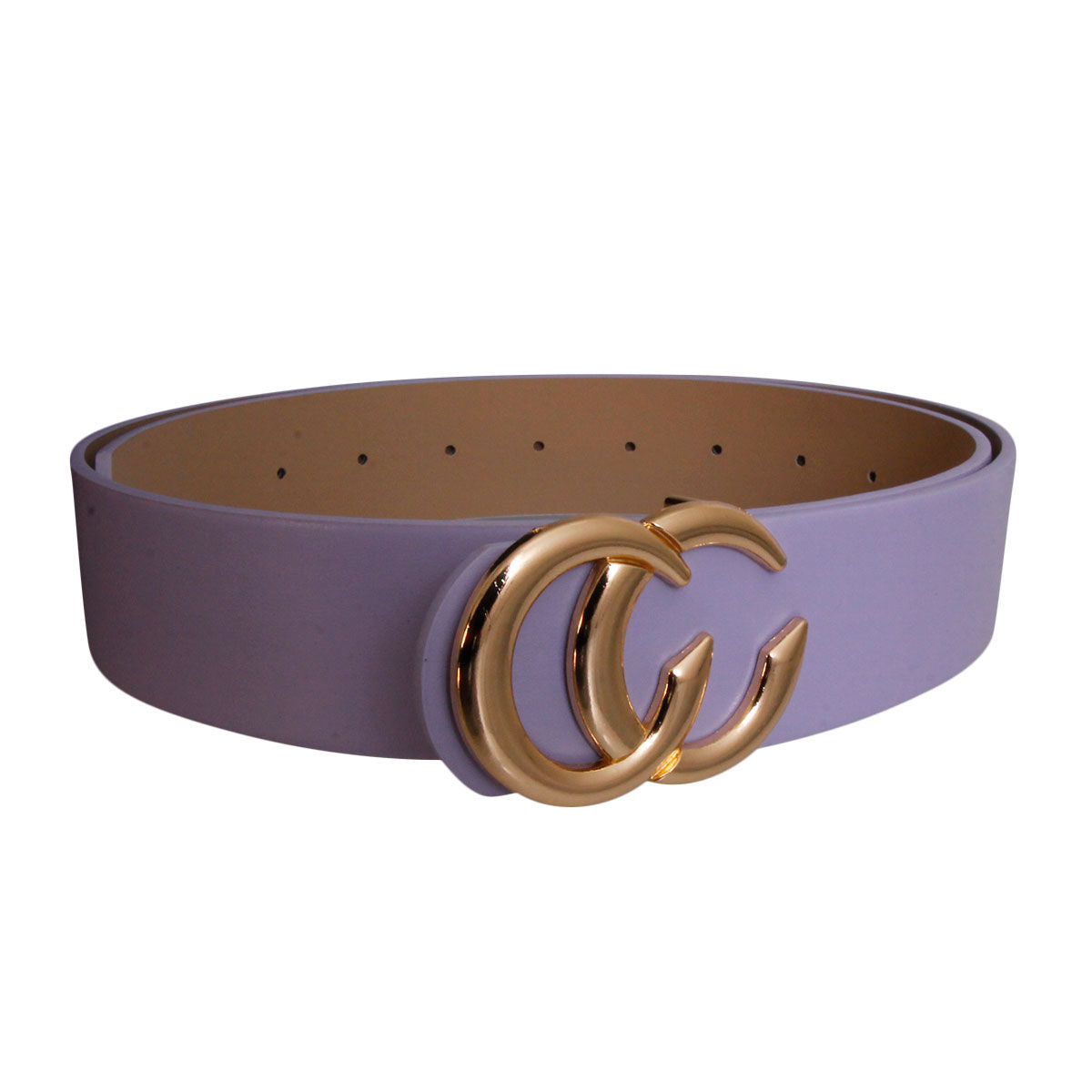 Fashion Belt Lavender and Gold Stylish Lavish Lavender Accessory