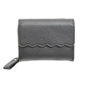 Women’s Accordion Wallet Black Snap Cardholder Stylish and Chic