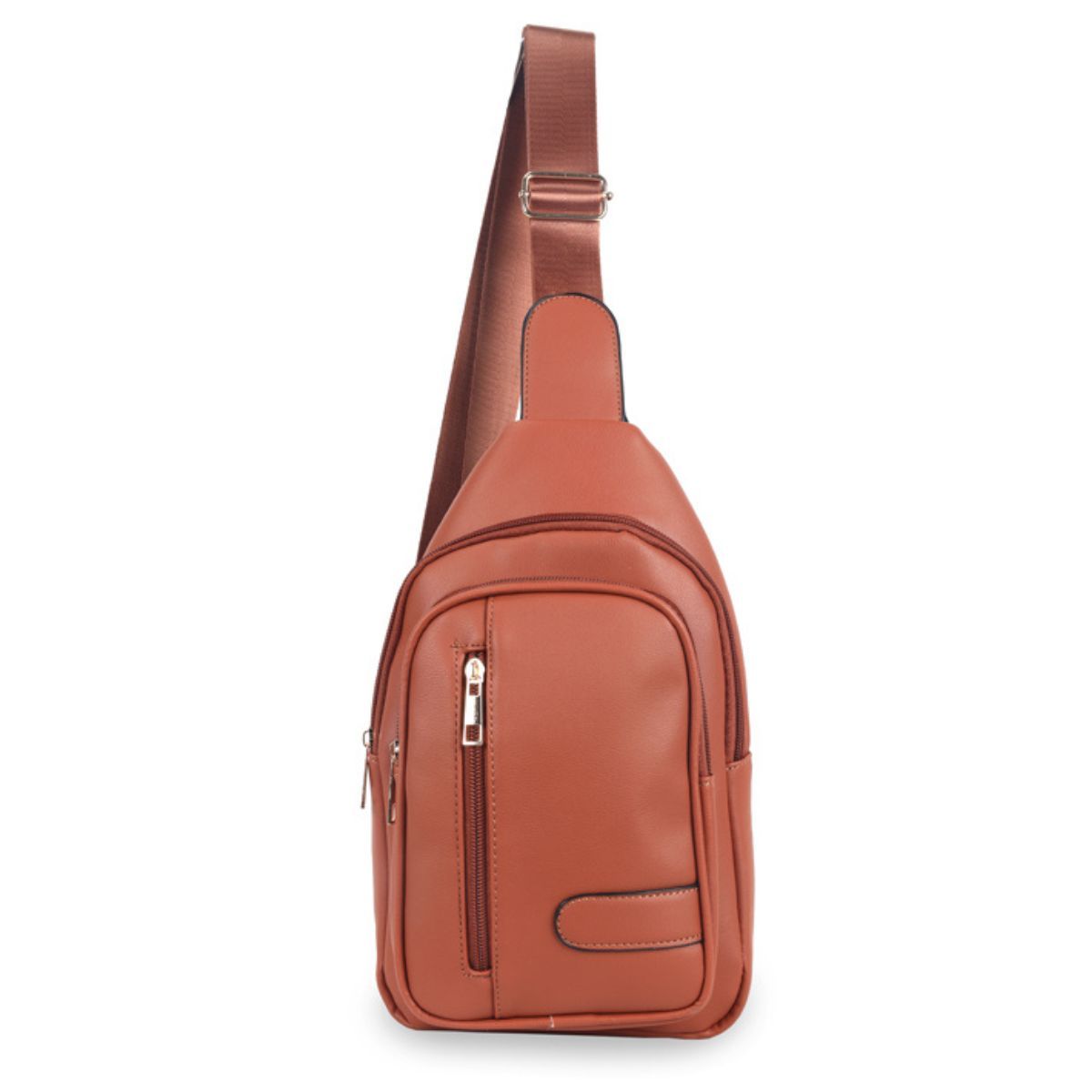 Sling Bag Camel Brown Stylish Casual Fashion Accessory