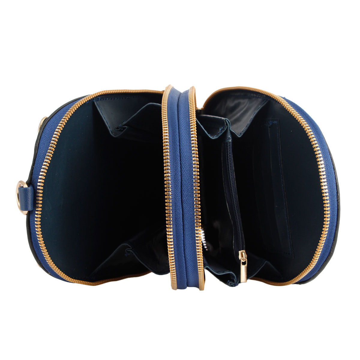 Mini Backpack Navy Floral Stylish Casual Fashion Accessory