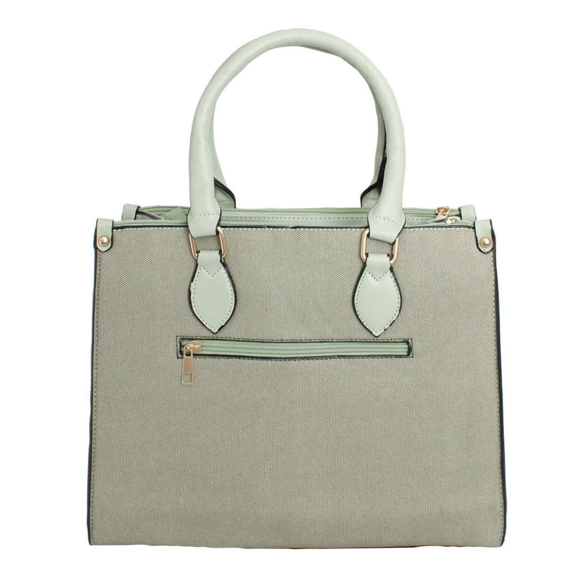 Women’s Pebble Grain Satchel Handbag Green Stylish Fashion Handbag