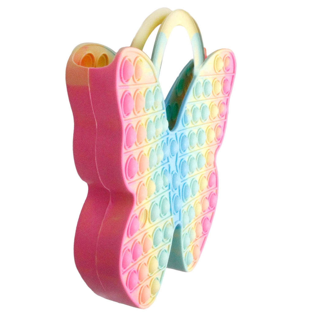 Fashion Handbag Rainbow Butterfly Bubble Pop Stylish Accessory