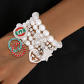 Bracelets White Luxury-Inspired Stylish Statement Jewelry