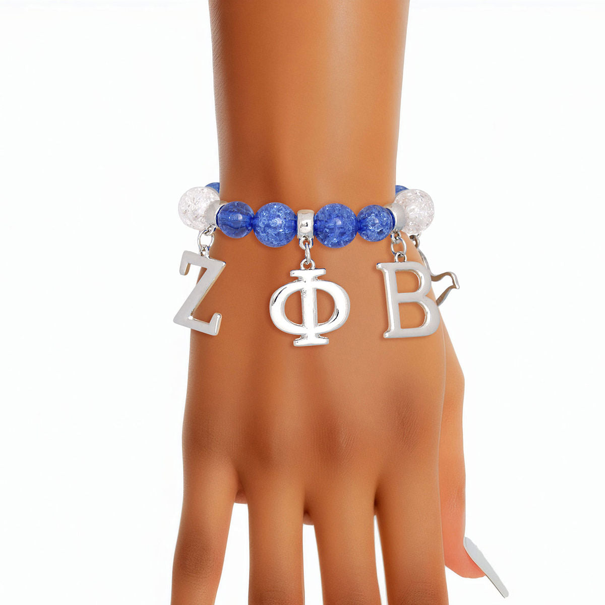 Bracelet Blue Bead Zeta Stylish Fashion Jewelry Accessory