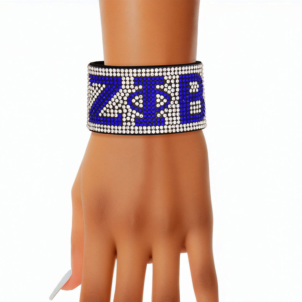 Magnetic Rhinestone Bracelet Clear Sorority Stylish Jewelry Accessory