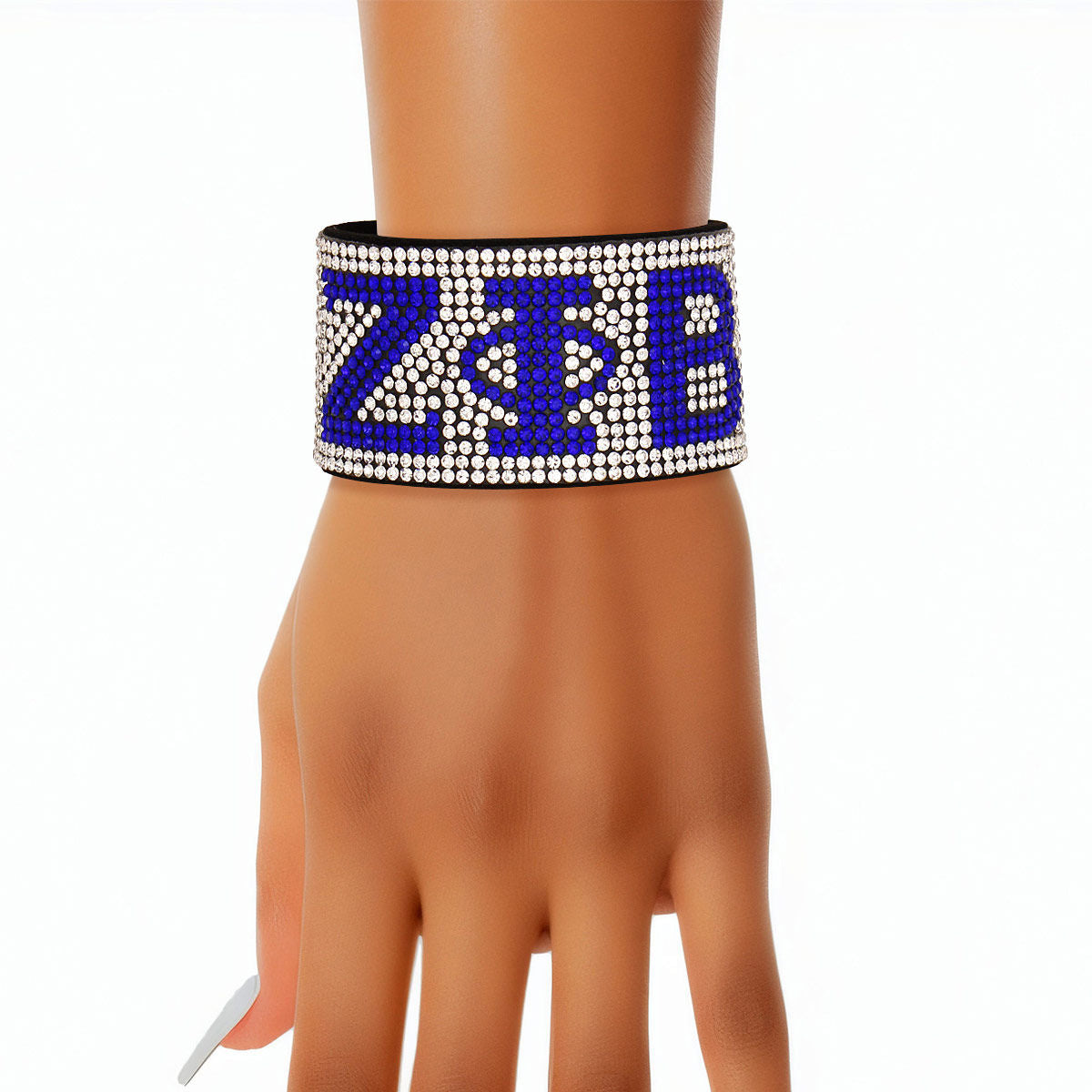 Magnetic Rhinestone Bracelet Clear Sorority Stylish Jewelry Accessory