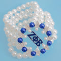 Women’s White Pearl 5-Strand Bracelet Stylish Layered Jewelry