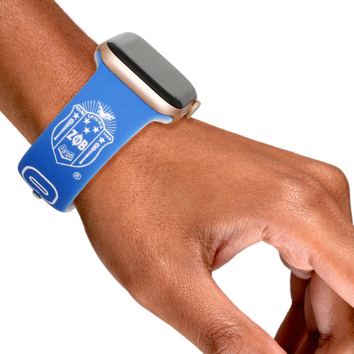 Watch Band Strap Blue White Sorority Stylish Casual Accessory