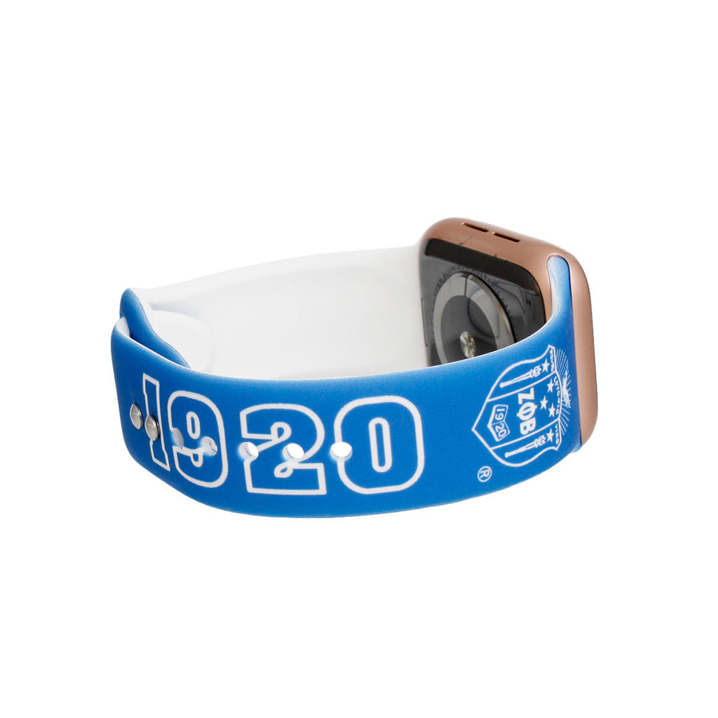 Watch Band Strap Blue White Sorority Stylish Casual Accessory