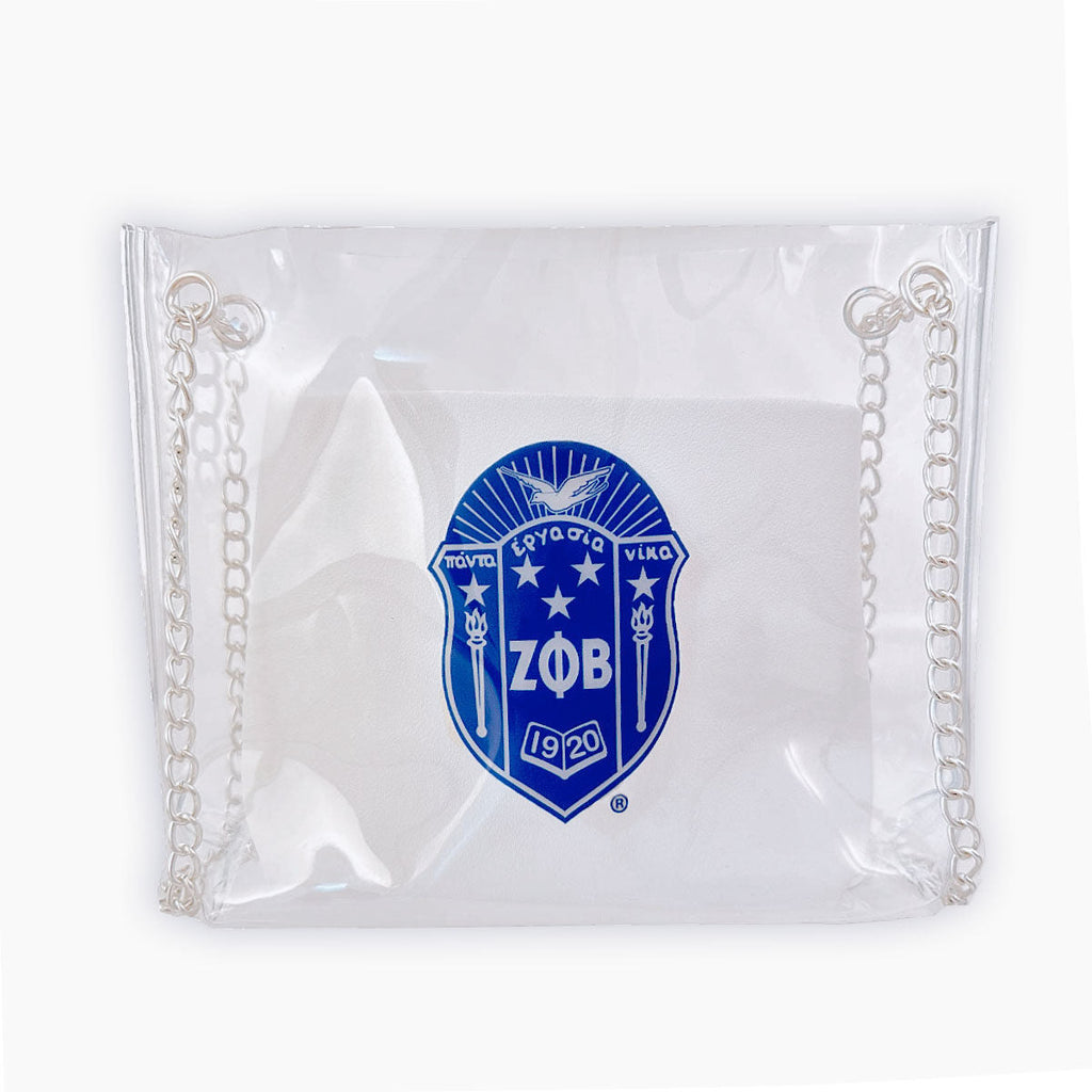 Fashion Handbag Shoulder Bag Blue Zeta Sorority Purse for Women Stylish Chic Accessory